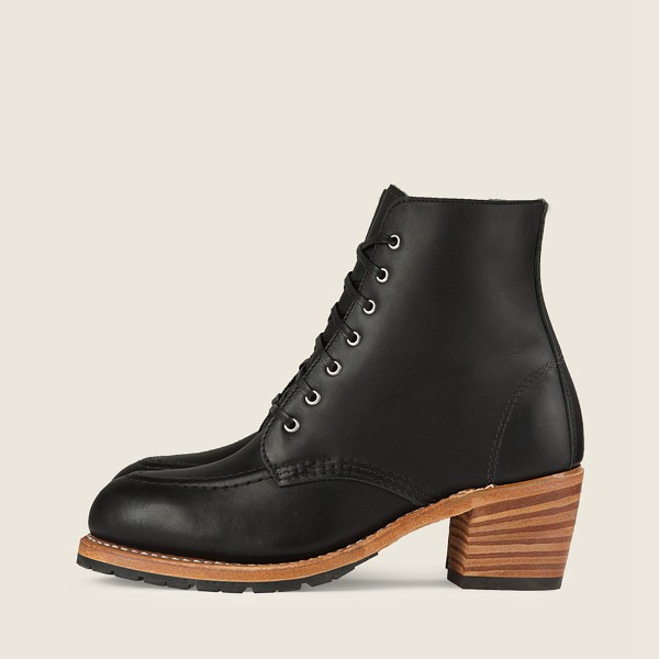 Bottes Red Wing Heritage - Clara - Heeled Boundary Cuir - Noir - Femme 139AOIHYR